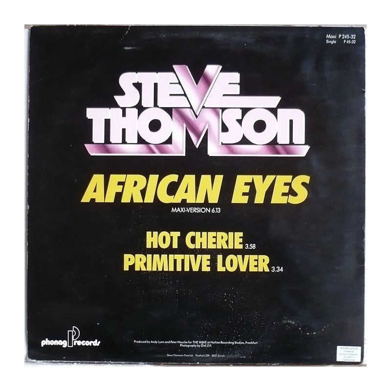 Steve Thomson - African Eyes (12”)