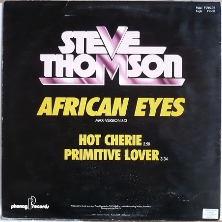 Steve Thomson - African Eyes (12”)