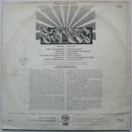 T-Rex - Ride a White Swan