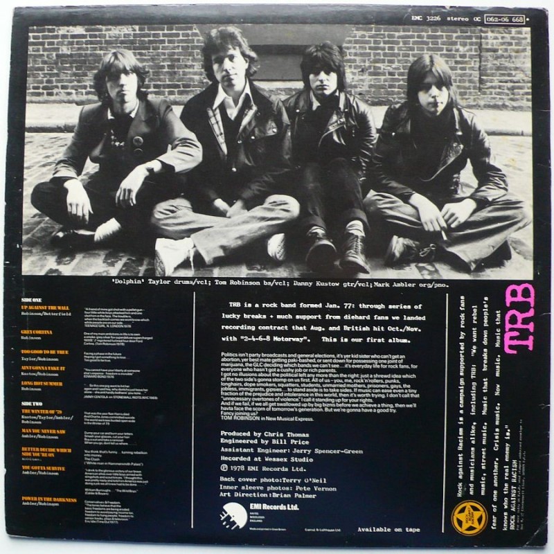 Tom Robinson Band (TRB) - Power In The Darkness