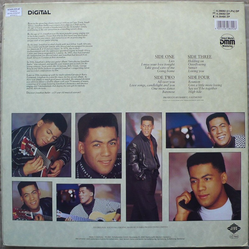 Jonathan Butler - Jonathan Butler (2lp)