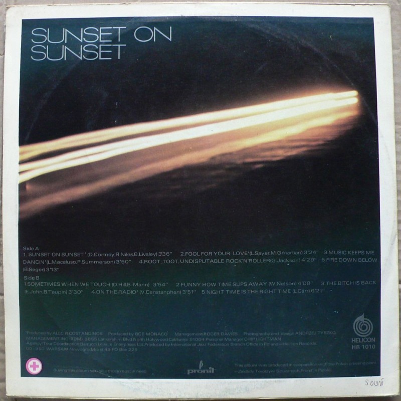 Tina Turner - Sunset on Sunset