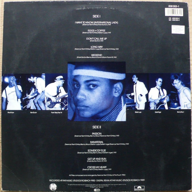 Touch,The with Terence Trent D'arby - Early Works
