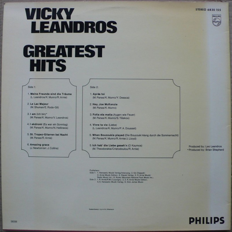 Vicky Leandros - Greatest Hits