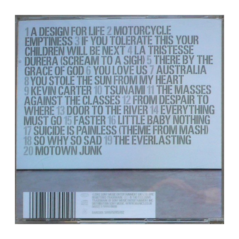 Manic Street Preachers - Forever Delayed – The...