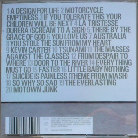 Manic Street Preachers - Forever Delayed – The Greatest Hits (2cd)