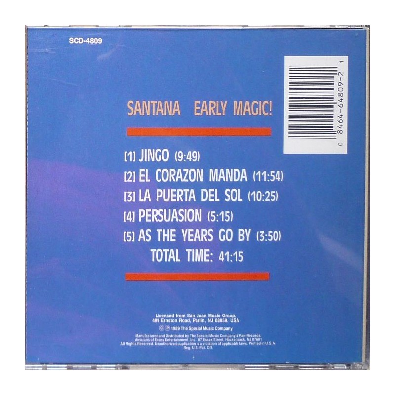 Santana - Early Magic