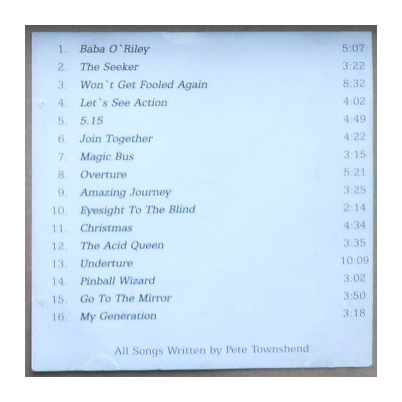 Who, The - The Best (brak tylnej wkładki)