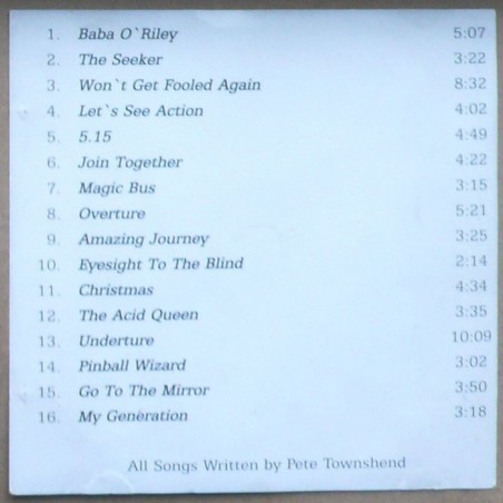 Who, The - The Best (brak tylnej wkładki)