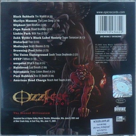 Składanka - Ozzfest 2001