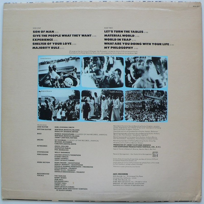Jimmy Cliff - Give The People What They Want