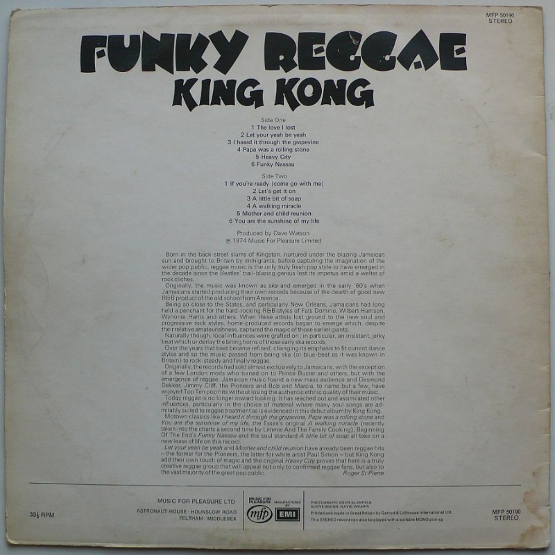 King Kong - Funky Reggae