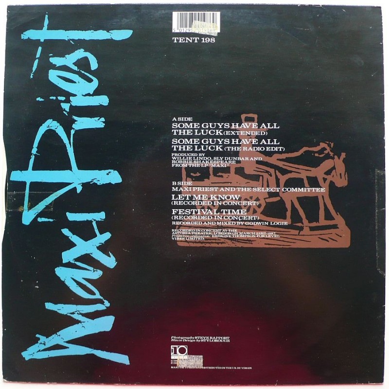 Maxi Priest - Some Guys Have All The Luck (12’’)