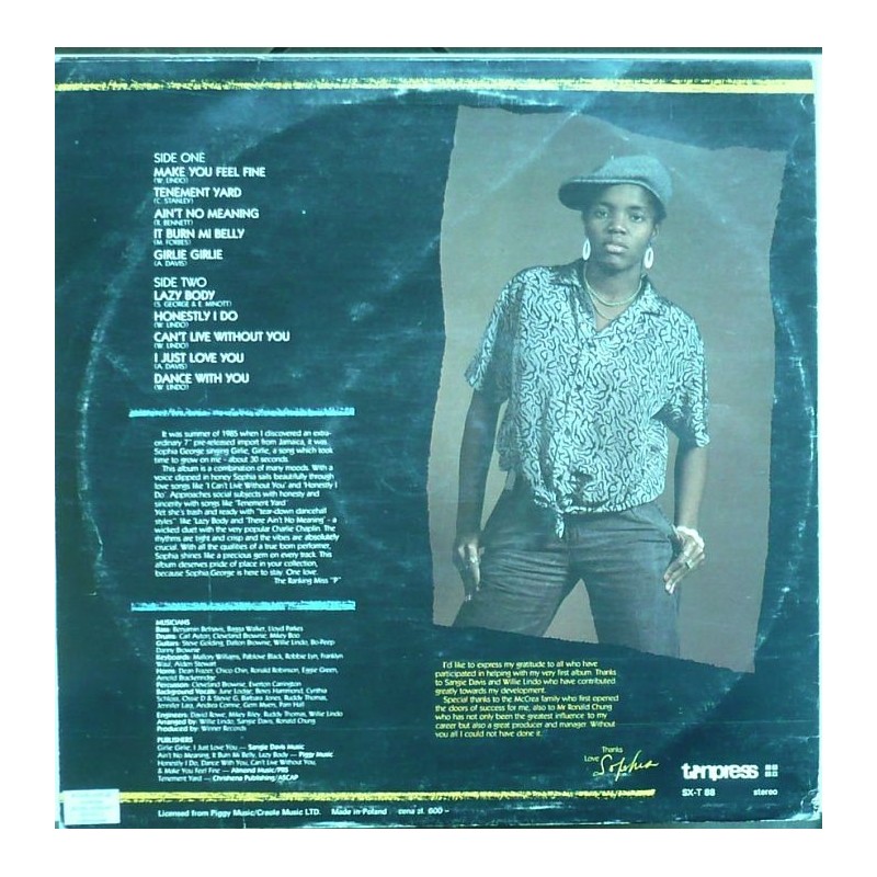 Sophia George - Girlie Girlie (12’’)