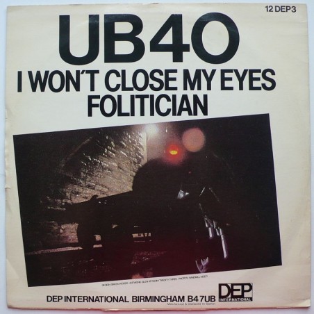 UB40 -  I Wan't Close My Eyes (12’’)