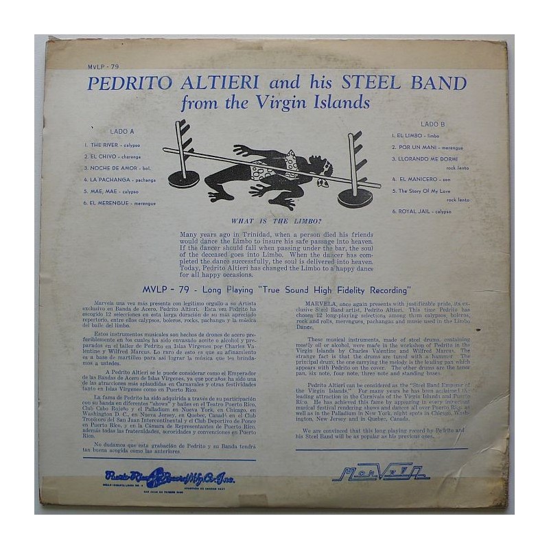 Pedrito Altieri And His Steel Band - From The...