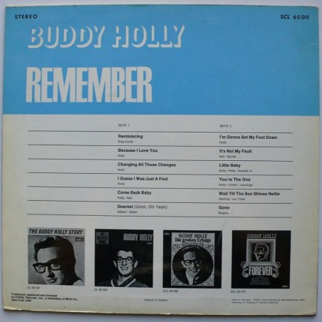 Buddy Holly - Remember