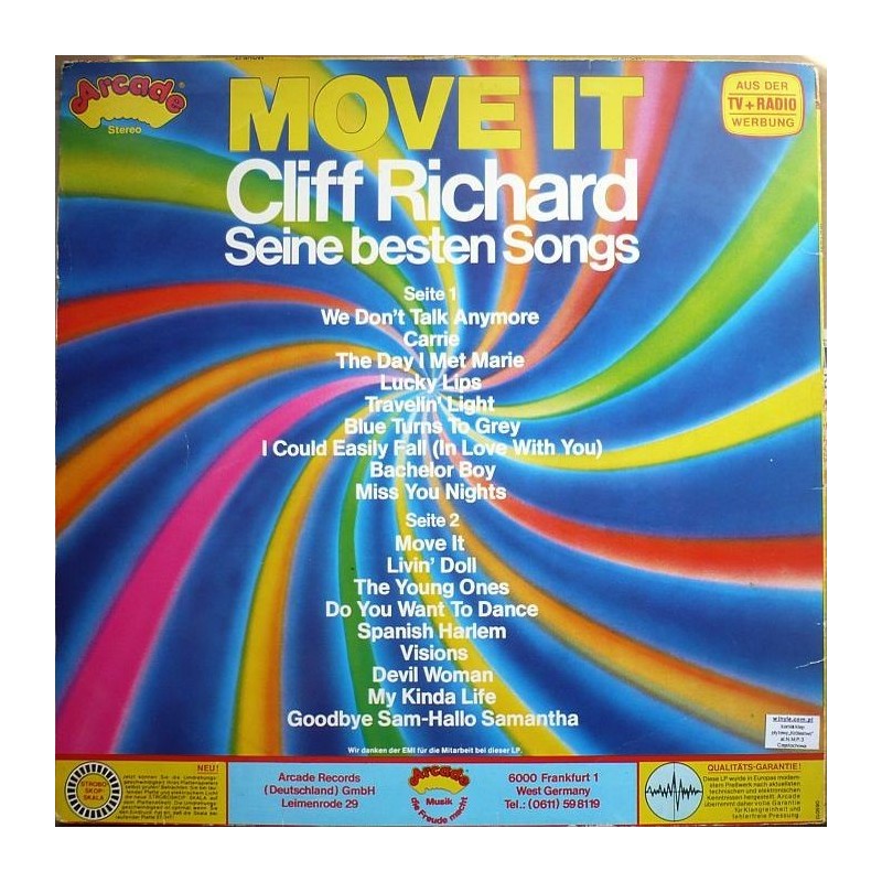 Cliff Richard - Move it – Seine Besten Songs
