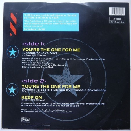 D Train - You're The One For Me (12’’)