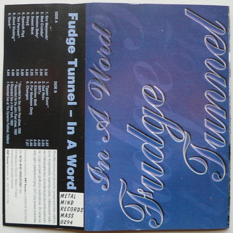 Fudge Tunnel - In a Word