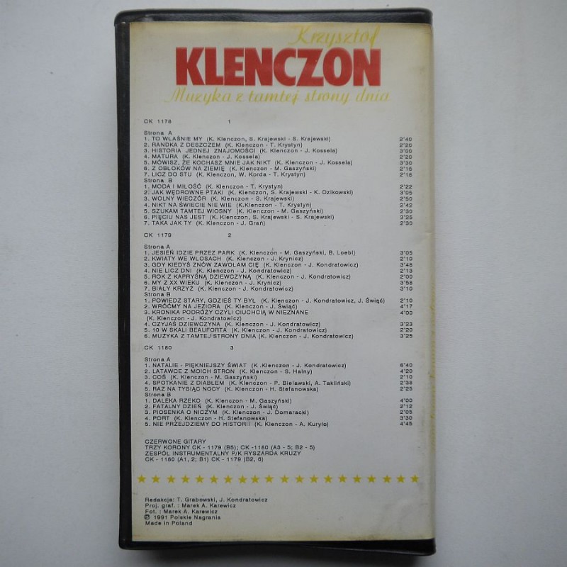 Klenczon Krzysztof - Muzyka z tamtej strony...
