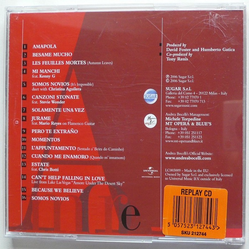 Andrea Bocelli - Amore