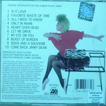 Bete Midler - No Frills