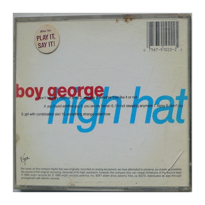 Boy George - High Hat