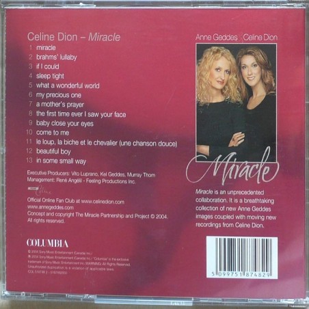 Celine Dion & Anne Geddes - Miracle