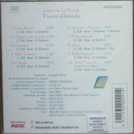 Cosmo de la Fuente - Fiesta Grande