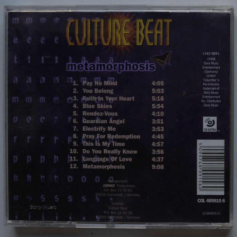 Culture Beat - Metamorphosis
