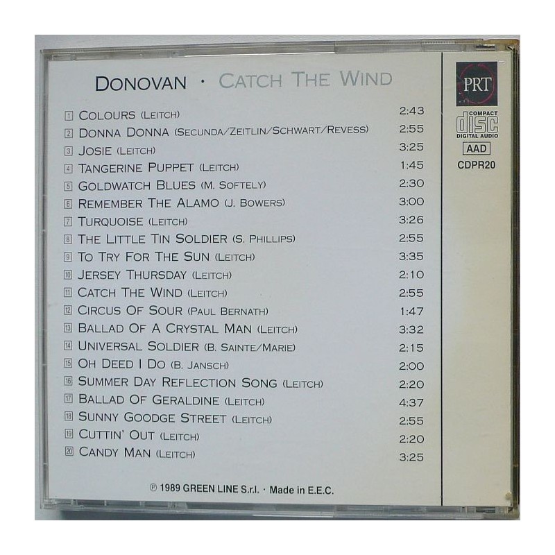 Donovan - Catch the Wind – 20 Greatest Hits