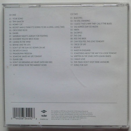 Elton John - Greatest Hits 1970-2002 (2cd)