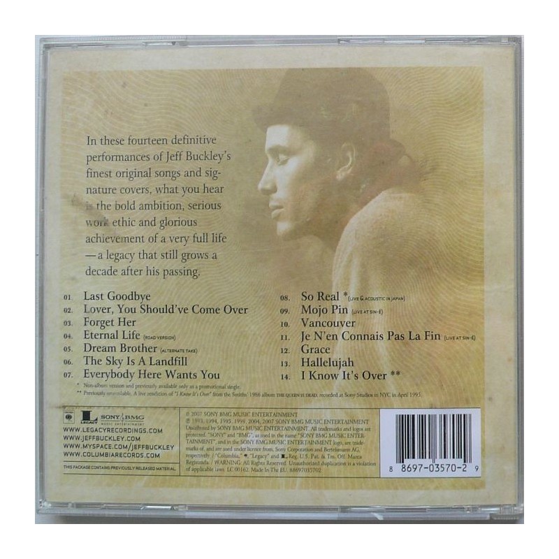 Jeff Buckley - So Real: Songs from Jeff Buckley