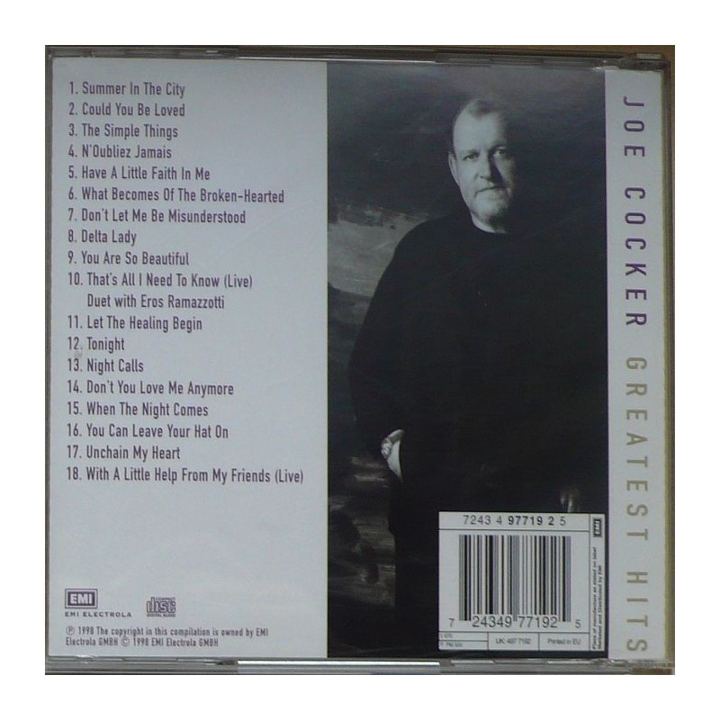 Joe Cocker - Greatest Hits
