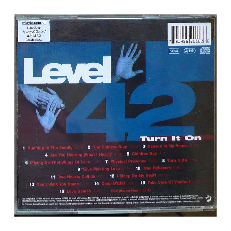Level 42 - Turn It On