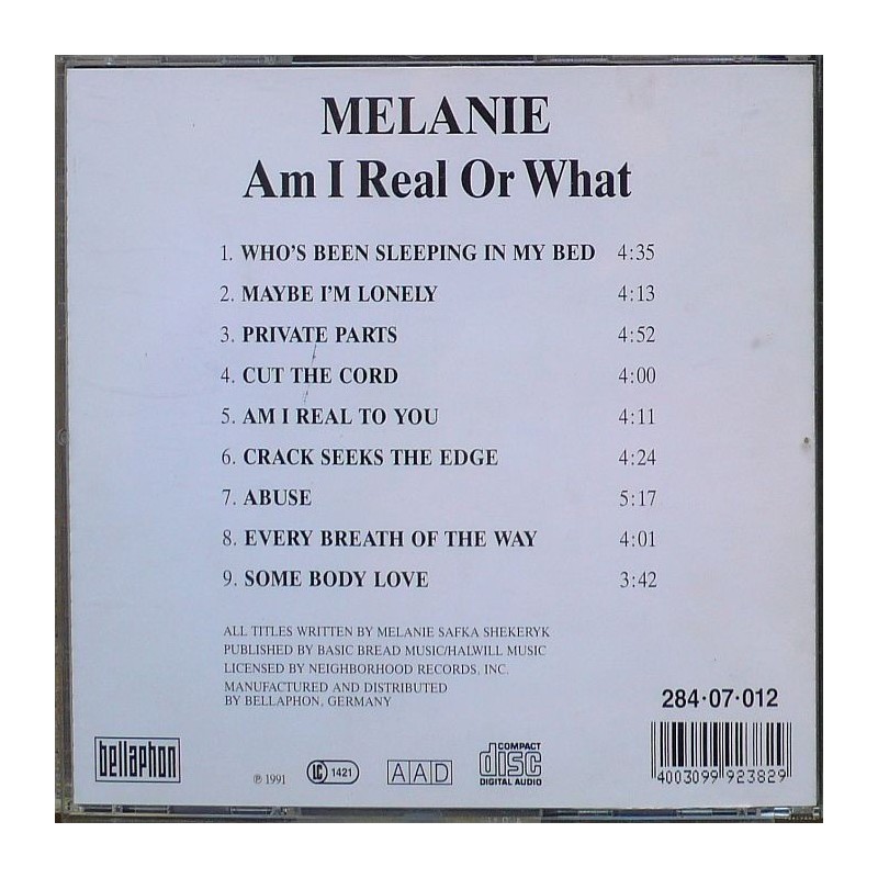 Melanie - Am I Real Or What
