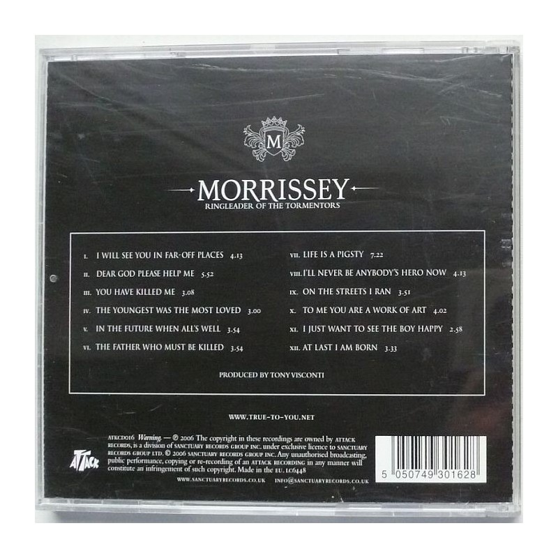 Morrissey - Ringleader Of The Tormentors