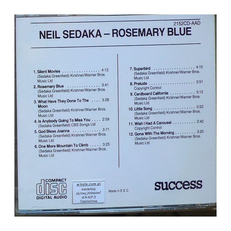 Neil Sedaka - Rosemary Blue