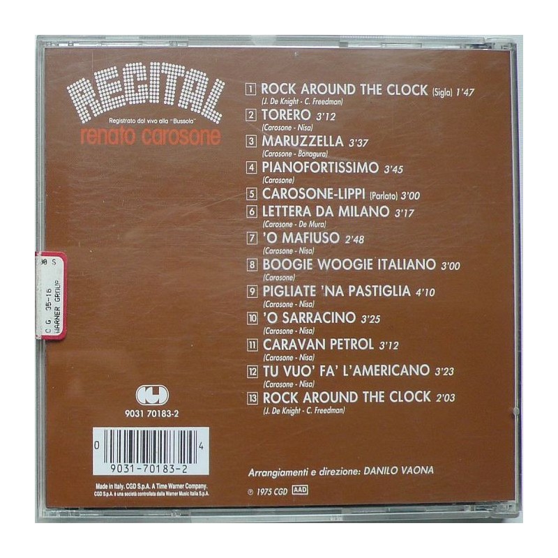 Renato Carosone - Recital