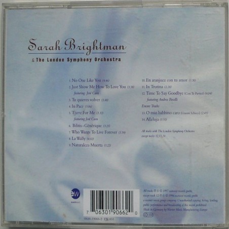 Sarah Brightman & London Symphony Orchestra - Timeless