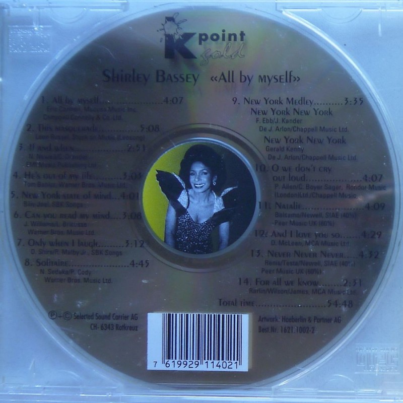 Shirley Bassey - All by Myself
