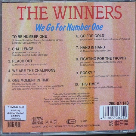 Winners, The - We Go For Number One