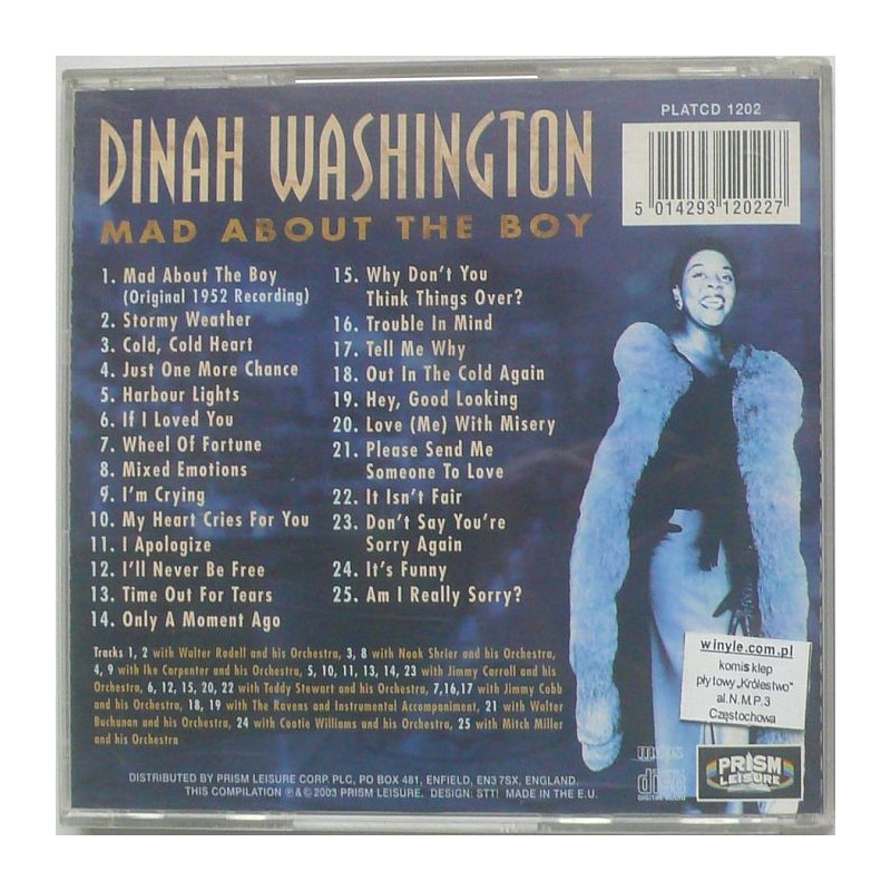 Dinah Washington - Mad About the Boy