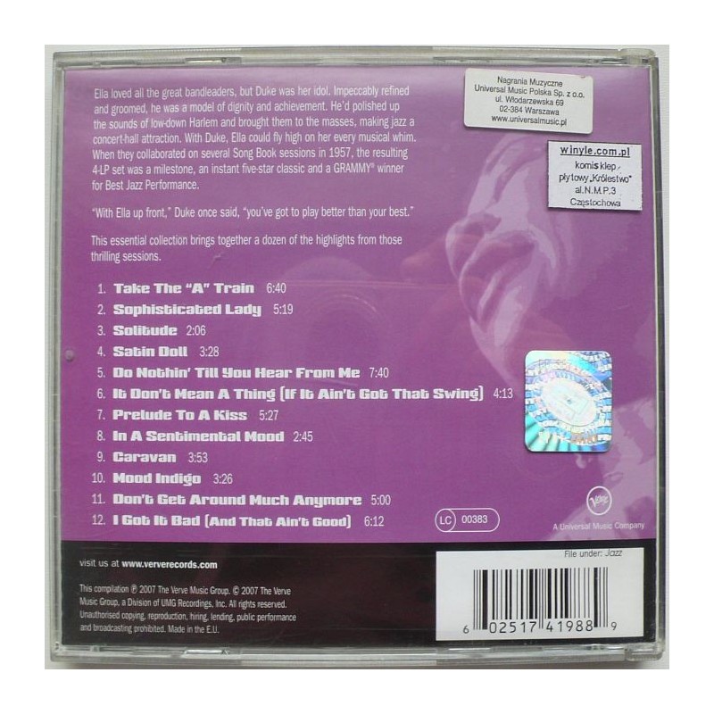 Ella Fitzgerald - The Very Best of the Duke...