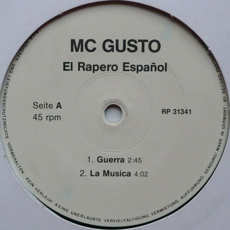 MC Gusto - El Rapero Espaniol