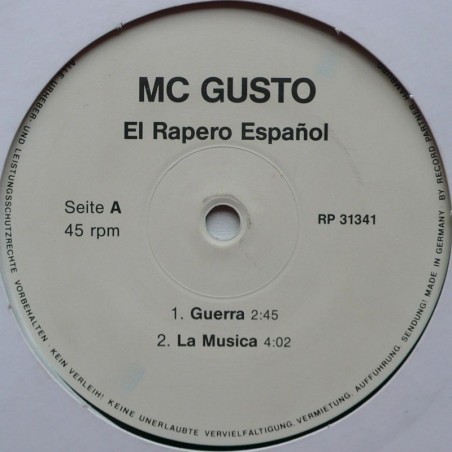 MC Gusto - El Rapero Espaniol