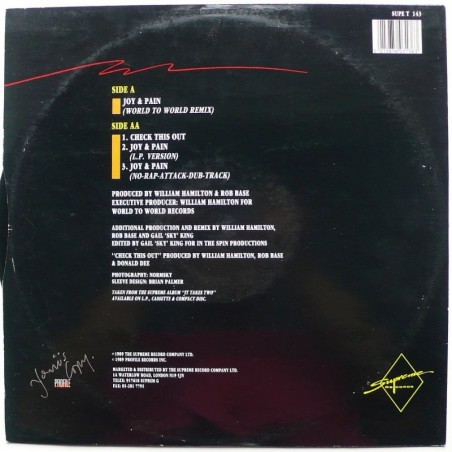 Rob Base & DJ E-Z Rock  - Joy & Pain / Check This Out