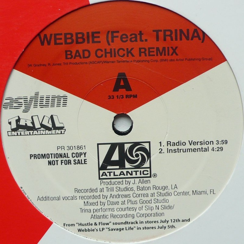 Webbie Featuring Trina ‎ - Bad Chick (Remix)