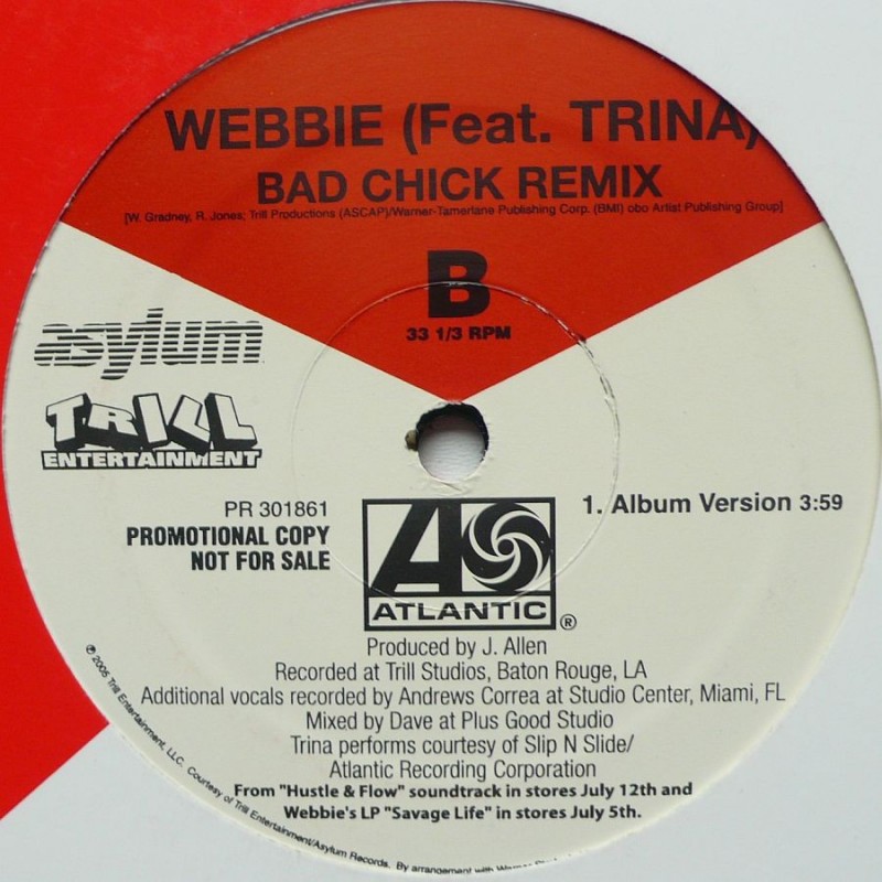 Webbie Featuring Trina ‎ - Bad Chick (Remix)